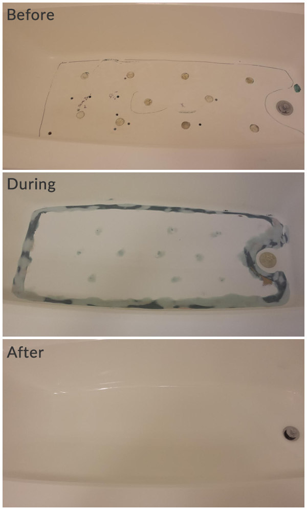 Tub, Tile And Shower Repair Kit, 5oz White Bathtub Crack